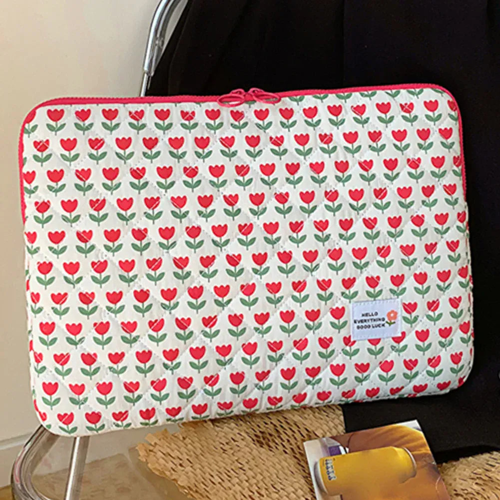 Pochette ordinateur 14 Pouces - Red Flower