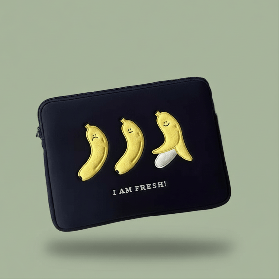 Pochette ordinateur - Banana