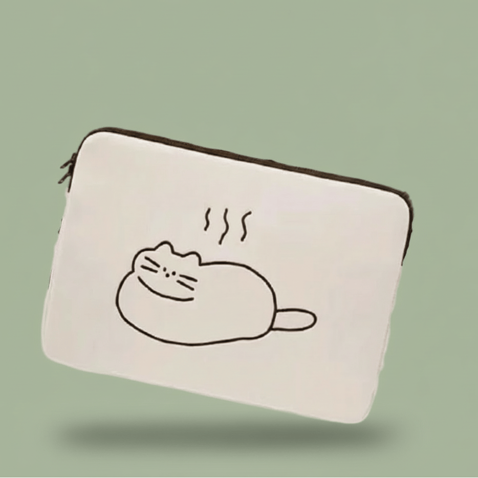 Pochette ordinateur - Chill Cat