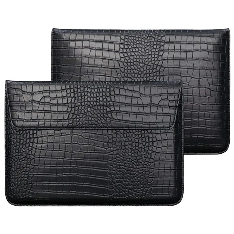 Pochette ordinateur Cuir Crocodile