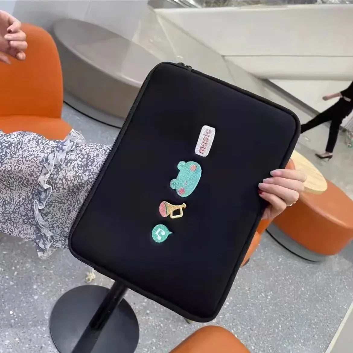 Pochette ordinateur - Frog