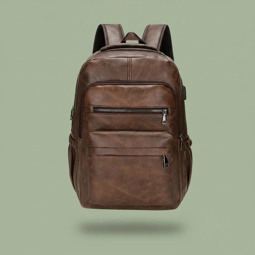 Sac à dos ordinateur cuir