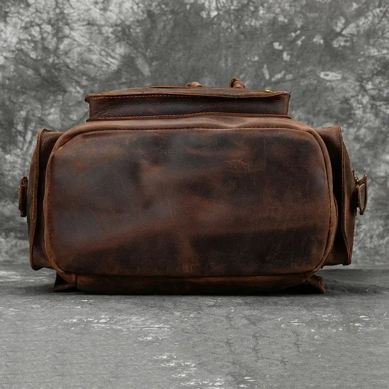 Sac à dos ordinateur cuir véritable